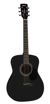 Электроакустическая гитара Cort AF510E (Black Satin)
