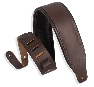 Гитарный ремень Levy's M26PD-DBR_DBR Classics Series Padded Two-tone Guitar Strap (Dark Brown)