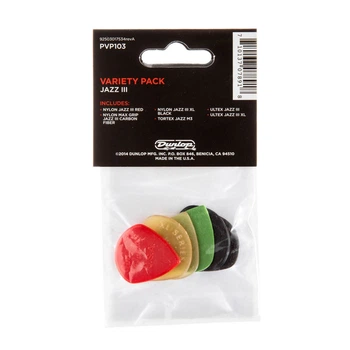 Набор медиаторов Dunlop Jazz III Pick Variety Pack