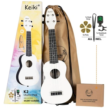 Укулеле Ortega Keiki Pack K2-SCL Sopano, Silent Cloud (комплект)