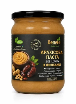 Арахисовая паста с финиками, ТМ Benefit, 540 г