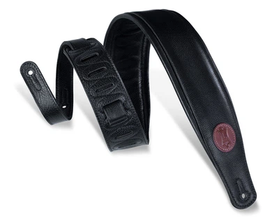 Гитарный ремень Levy's MSS2-BLK Signature Series Padded Guitar Strap (Black)