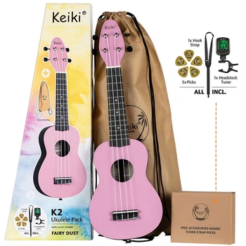 Укулеле Ortega Keiki Pack K2-FYD Sopano, Fairy Dust (комплект)