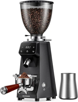 Электрическая кофемолка SHARDOR 64 mm Burr Coffee Grinder с LED-дисплеем (3063409016)