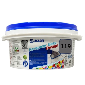 Эпоксидная затирка для швов Mapei Kerapoxy Easy Design 119 Серый Лондон 1.5кг