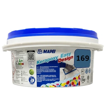 Епоксидна фуга для швів Mapei Kerapoxy Easy Design 169 Блакитна сталь 1.5кг