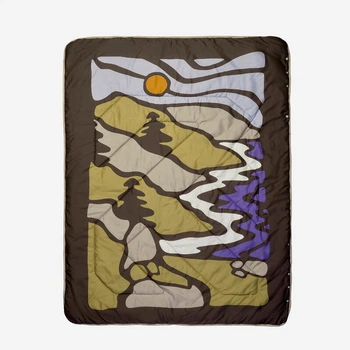 Туристическое Одеяло для Кемпинга QUECHUA 175 x 135 см 3-в-1 Comfort Коричневый
