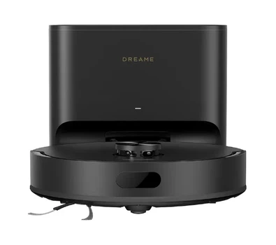 Робот-пилосос Dreame F20 Plus з функцією мопування, станція очищення, створення карти приміщення, 74dB, чорний