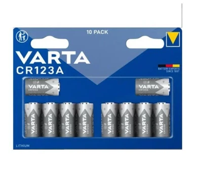 Батарейка VARTA CR 123A LITHIUM 10шт.