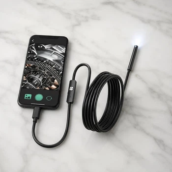 Камера эндоскоп 5 м Android Micro USB/USB для смартфона - бороскоп 5 мм IP67