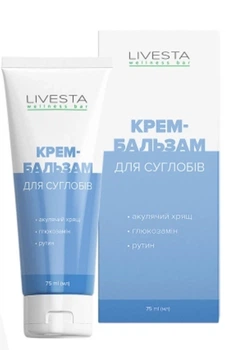 Крем бальзам акулячий хрящ акулий хрящ ливеста лівеста livesta