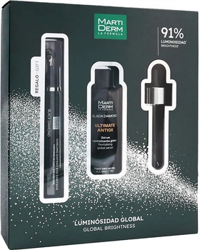 Zestaw do pielęgnacji twarzy Martiderm Black Diamond Serum Ultimate 30 ml + Krem pod oczy Sublime Expert 15 ml (8436589054011)