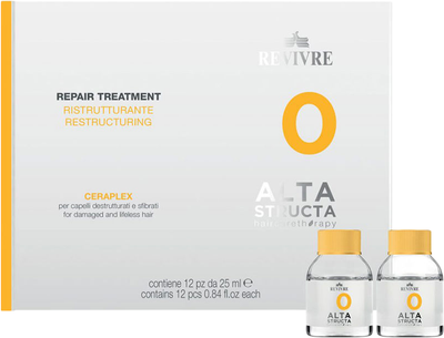 Ampułki Revivre Alta Structa Repair Ceraplex do włosów zniszczonych 300 ml (12x25 ml) (8029839002704)