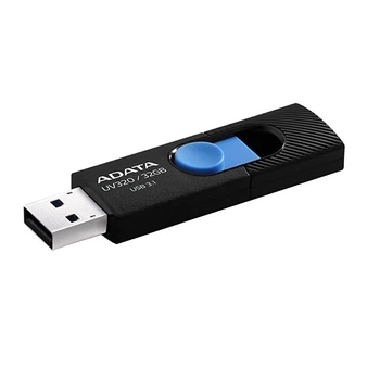 Флеш-накопичувач ADATA USB 3.2 AUV 320 32Gb Black/Blue (AUV320-32G-RBKBL)