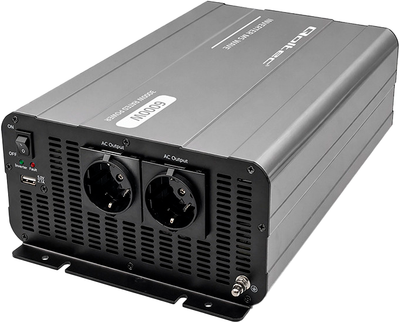 Przetwornica samochodowa Qoltec MS Wave 3000/6000W 12V / 230V (5901878526867)