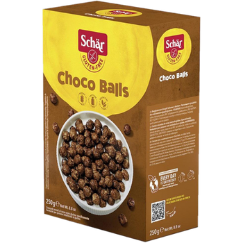 Сніданки сухі без глютену Choco Balls Dr.Schar 250 г