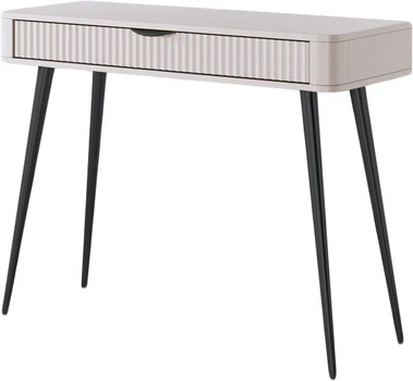 Стол туалетный Perfect Home Lante 1S/100 100.2x38x78 см, 1 ящик, черные ножки Бежевый (000012376985)