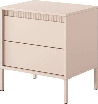 Тумба ночная Perfect Home Senso 2S/53 39.5x56.2x53.5 см, 2 ящика Бежевый (000012377475)