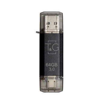 Флеш-накопичувач TG Star Series 64 ГБ, USB 3.0 Type-C, чорний(DL_4144E71268F5)