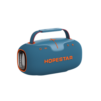 Портативная колонка Hopestar Party 150 с RGB-подсветкой Синяя