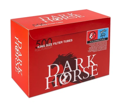 Гильзы для набивки сигарет DARK HORSE KING SIZE 500
