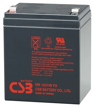 Акумуляторна батарея CSB HR1221WF2, 12V 5Ah (90х70х100 (105)) Q10/630 (UG-4409)