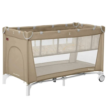 Манеж Carrello Piccolo+ с двумя уровнями дна CRL-18102 Sand Beige
