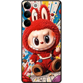 Силіконовий бампер чохол Candy для Realme C85 з картинкою Лабубу Labubu