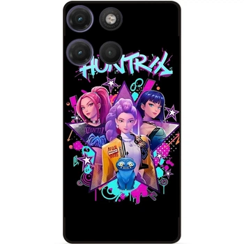 Силіконовий бампер чохол Candy для Motorola Moto G17 з малюнком Demon Hunters K-Pop