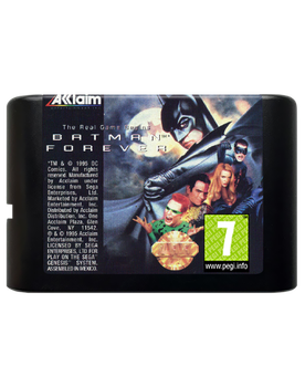 Игра RMC Mega Drive Batman Forever Английская Версия