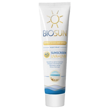 Крем для тела и лица водостойкий солнцезащитный BIOSUN, SPF45, 120 мл - 727931