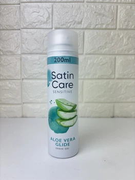 Гель для гоління Gillette SATIN CARE Сенситів алое вера глайд 200 мл