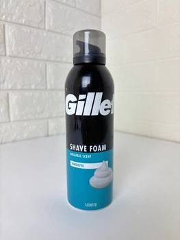 Піна для гоління Gillette оріджінал для чутливої шкіри 200 мл