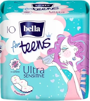 Прокладки гігієнічні Bella for Teens: Ultra Sensitive extra soft 10 шт