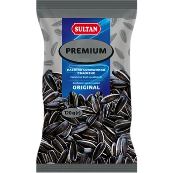 Семена подсолнечника Sultan ORIGINAL жареное полосатое 120 г (slt.52131)