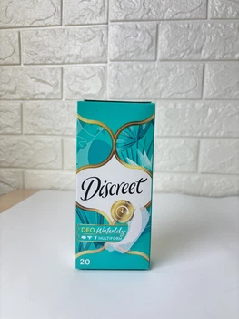 Прокладки щоденні гігієнічні Discreet Део Вотер Лілі Мультіформ Single 20шт