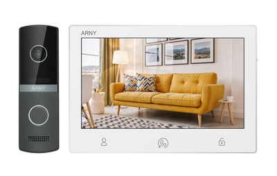 Комплект ARNY AVD-7123FHD (AVD-710FHD 2Мп 7'' IPS + AVP-NG230 2Мп 115°), White + Graphite