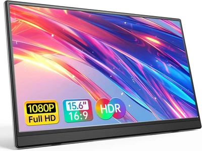 Портативный монитор Anyuse 15.6" IPS Full HD 1080P USB-C HDMI для ноутбука ПК PS5 Xbox Switch