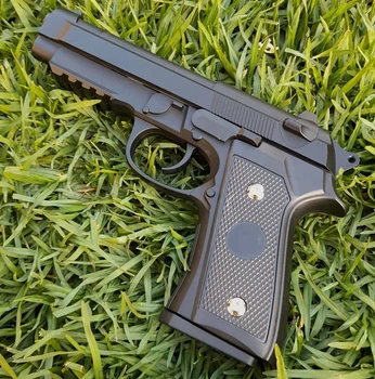Страйкбольний Пістолет Beretta M92 VIGOR V22 метал, пластик стріляє кульками 6 мм Чорний