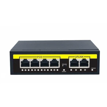 POE коммутатор Utex UT-1006B (4 порти 100 М РОЕ / 2 порта 100 М UPLINK)