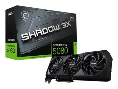 Видеокарта MSI GeForce RTX 5080 SHADOW 3X (RTX 5080 16G SHADOW 3X)