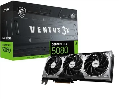 Видеокарта MSI GeForce RTX 5080 VENTUS 3X (RTX 5080 16G VENTUS 3X)