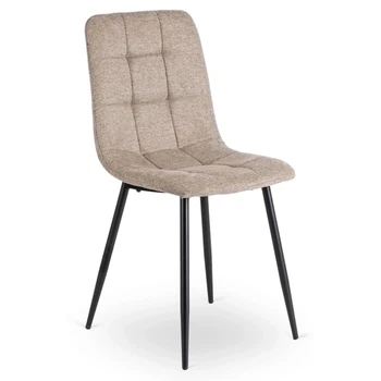 Стул MEBEL ELITE PERU 2 Бежевый ножки черные ME.PERU2/BZ/T/K