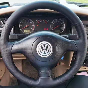 Чохол Обплетення Керма для Volkswagen Passat B5 / Golf 4 / Fabia I 1996-2005 Шкіра (Модельна Викрійка)