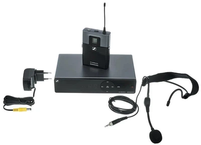 Mikrofon bezprzewodowy nagłowny Sennheiser XSW 1-ME3-B dla wokalistów i performerów 614-638 MHz (506988) (4044155213119)