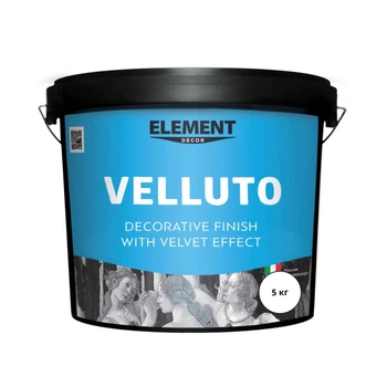 Декоративное покрытие ELEMENT Decor Velluto 5 кг