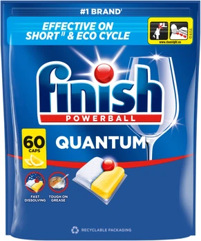 Капсулы для посудомоечных машин FINISH Quantum All in 1 60 шт (5908252004881/15908252004888/4002448144595)