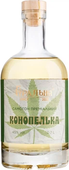 Самогон преміальний Біла Гуральня КОНОПЕЛЬКА 0.7 л 45% (4820273780319)