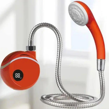 Душ для кемпінгу акумуляторний + насос Portable Outdoor Shower, 2000 мА·год (DT-1129)