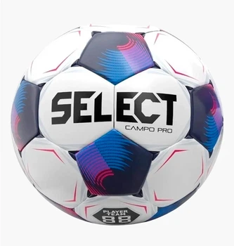 Футбольный мяч Select Fb Campo Pro V26 Multi/White 5 Білий, Різні кольори 387457-761